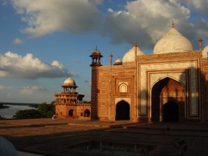 Taj Mahal, ein UNESCO-Weltkulturerbe in Indien