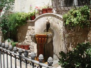 Mediterrane Stra�enszene in Spanien