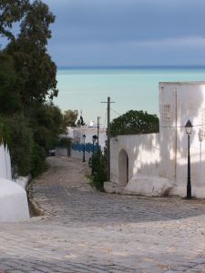 Photomotiv: weiße Strände und blaues Meer in Tunesien